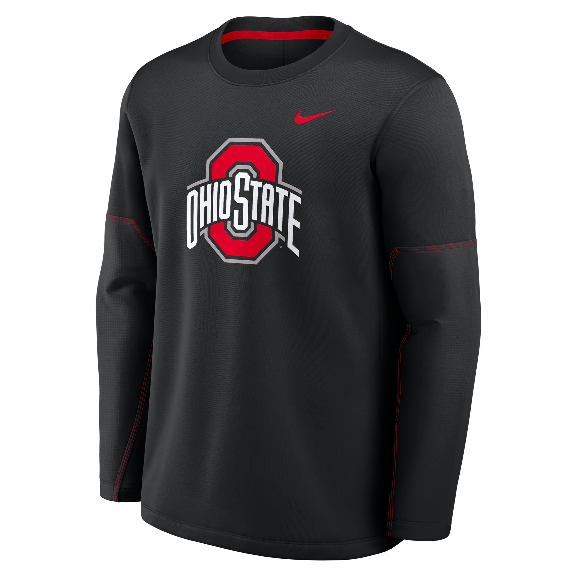 Haut à manches longues Therma-FIT Nike Scarlet Ohio State Buckeyes 2026 pour homme